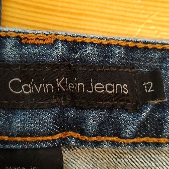 Calvin Klein Jeans Flare Leg Denim Jeans Size 12 - Picture 2 of 12